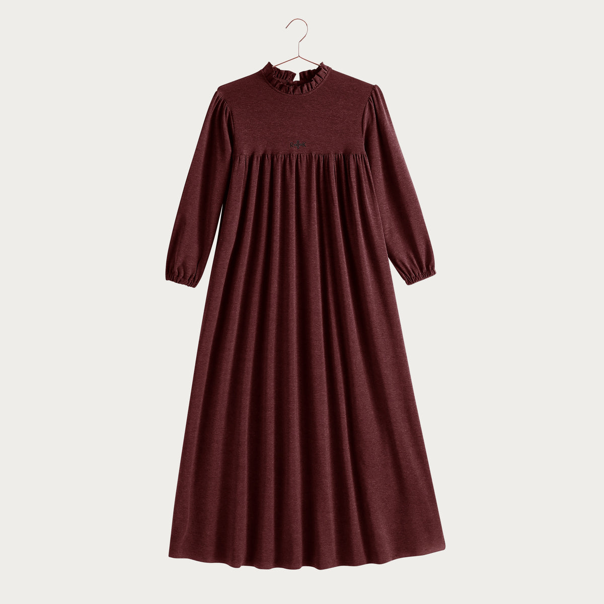 Isla Maxi Soft Sweater Dress - Burgundy