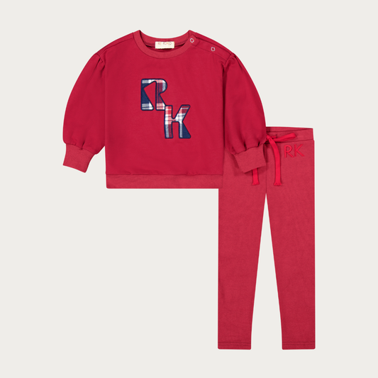 Margo Plaid Logo Baby Girl Set