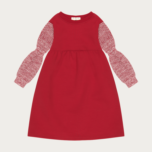 Retro Kid Silas Knit Vneck + Pants Baby Set - Raspberry/Cream Retro Kid Silas Knit Vneck + Pants Baby Set - Raspberry/Cream