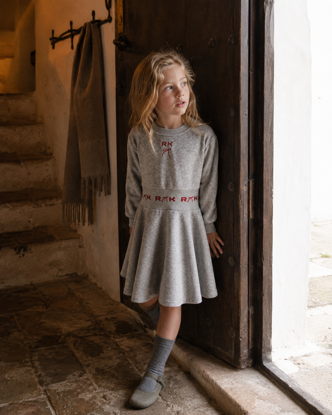 Reese Scuba Velour Dress