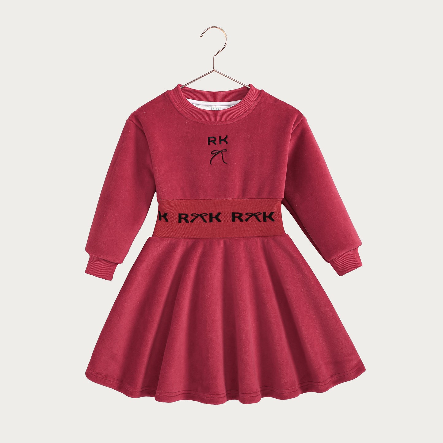Reese Scuba Velour Dress