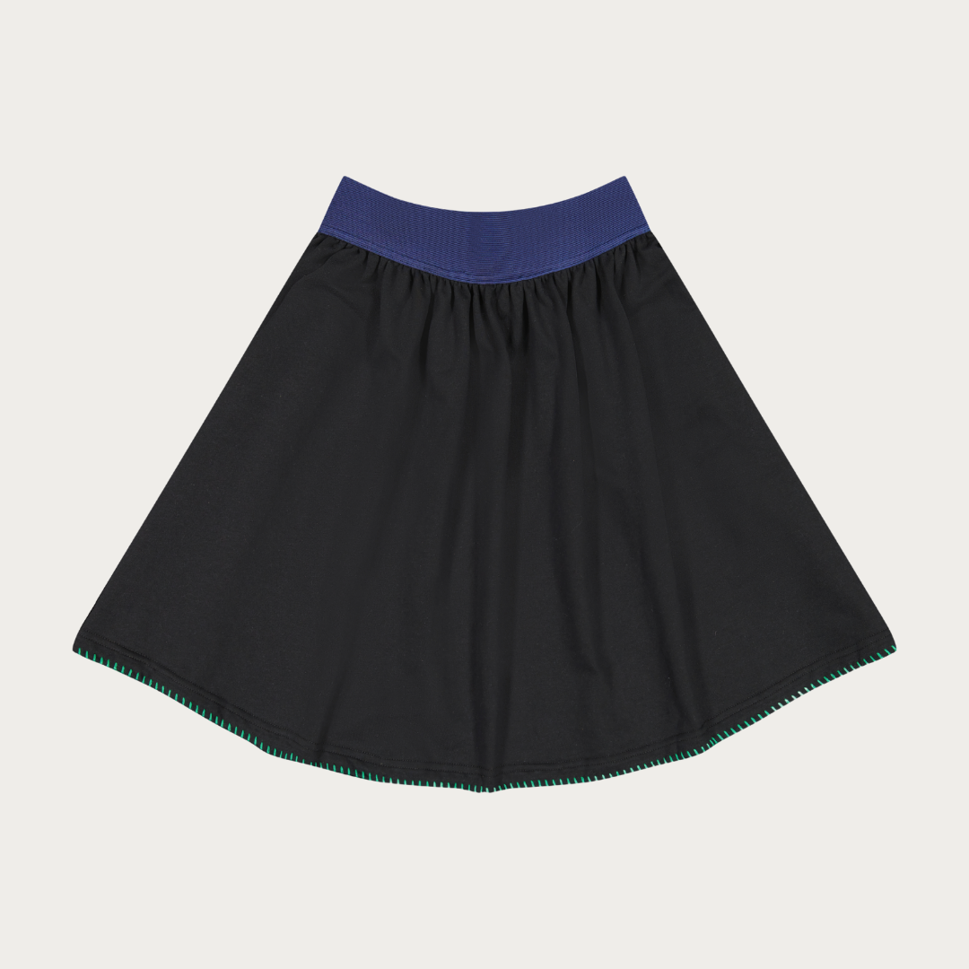 Remy Sweatshirt Skirt with Hem Stitching