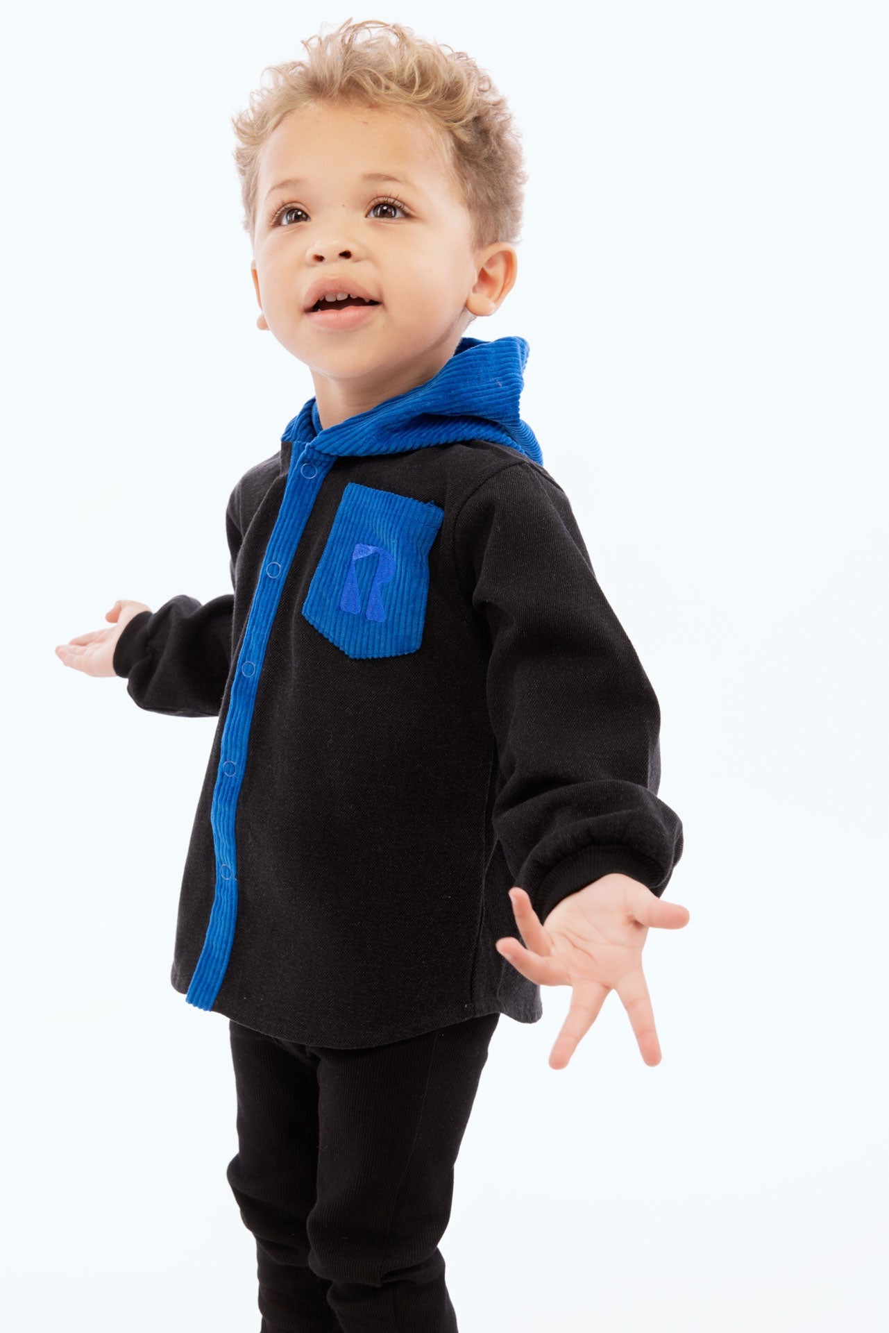 Rex Baby Boy Set with Cord Detail
