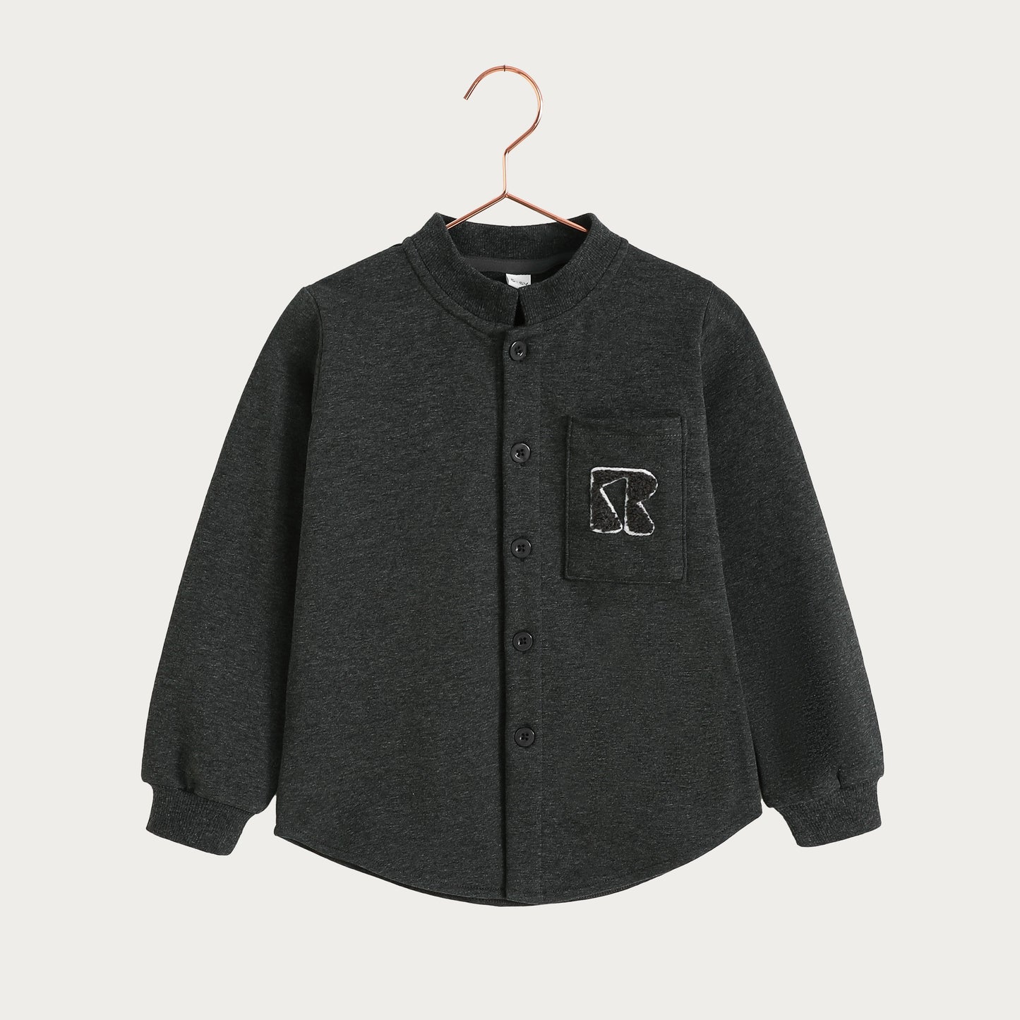 Rowan French Terry Boys Shirt - Gray