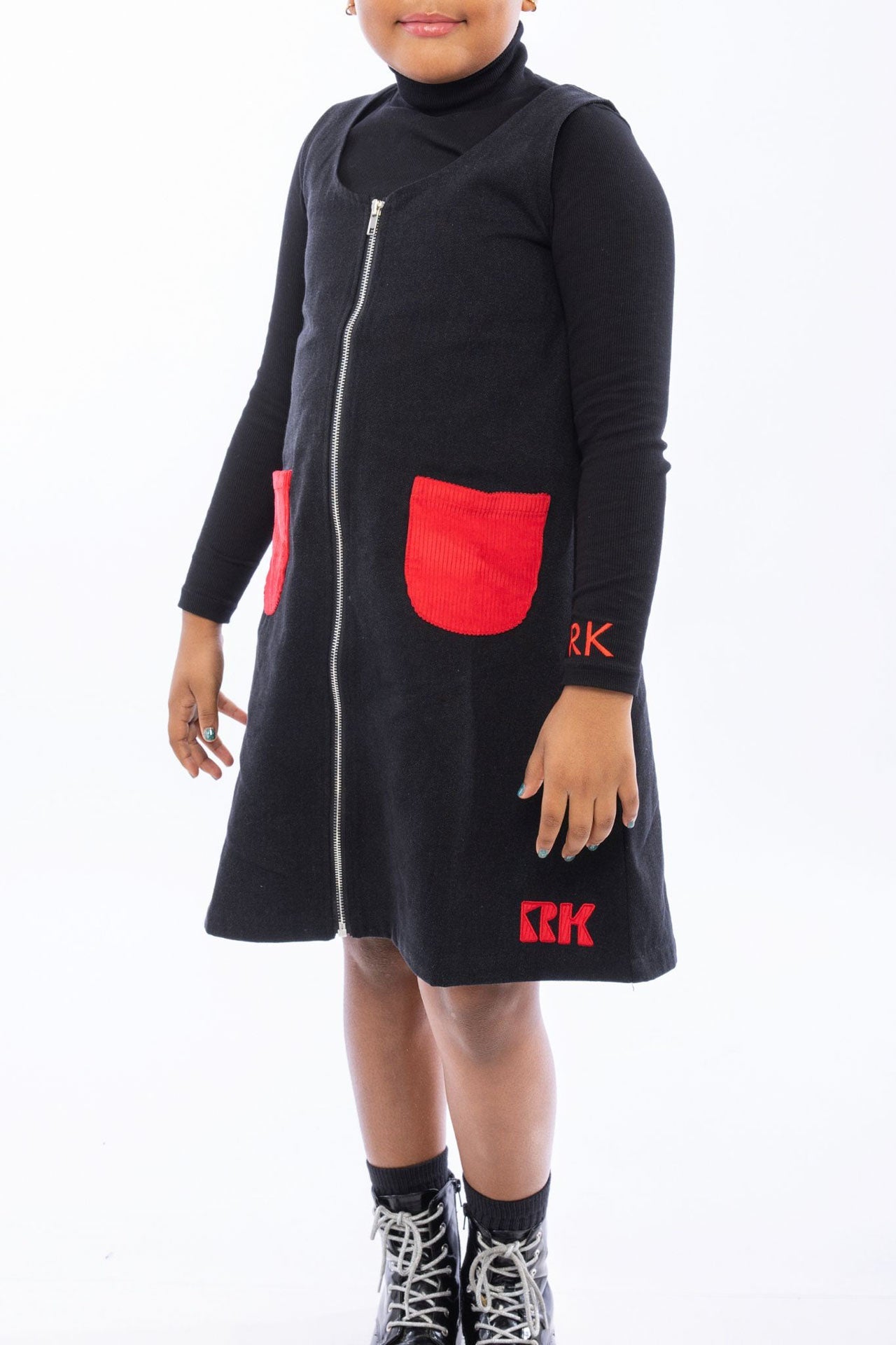 Ruby Sleeveless Dress with Cord Pockets