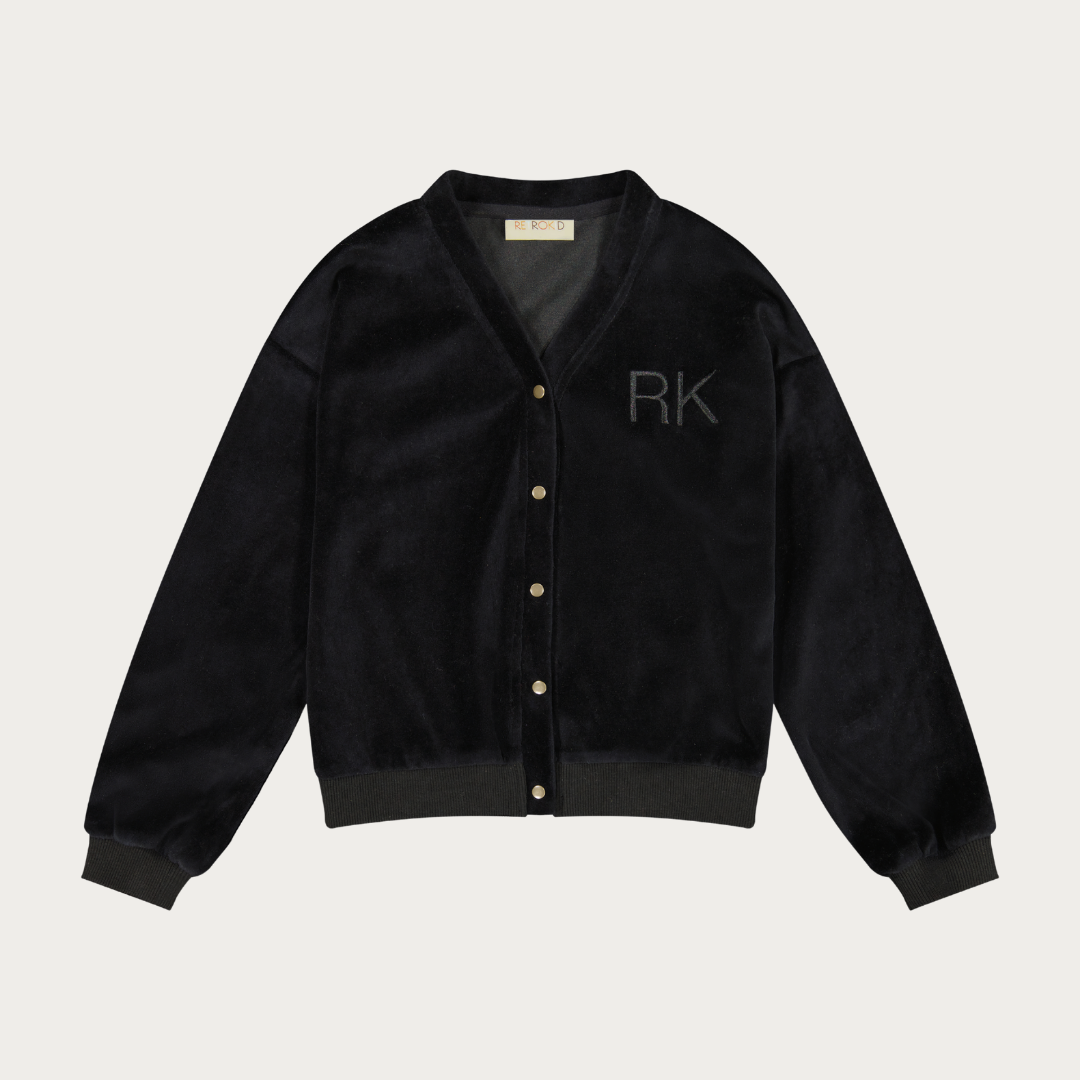 Vince Velvet Snap Cardigan