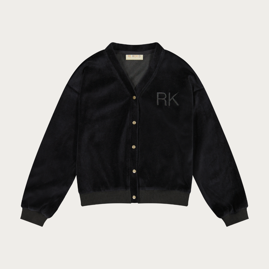 Vince Velvet Snap Cardigan