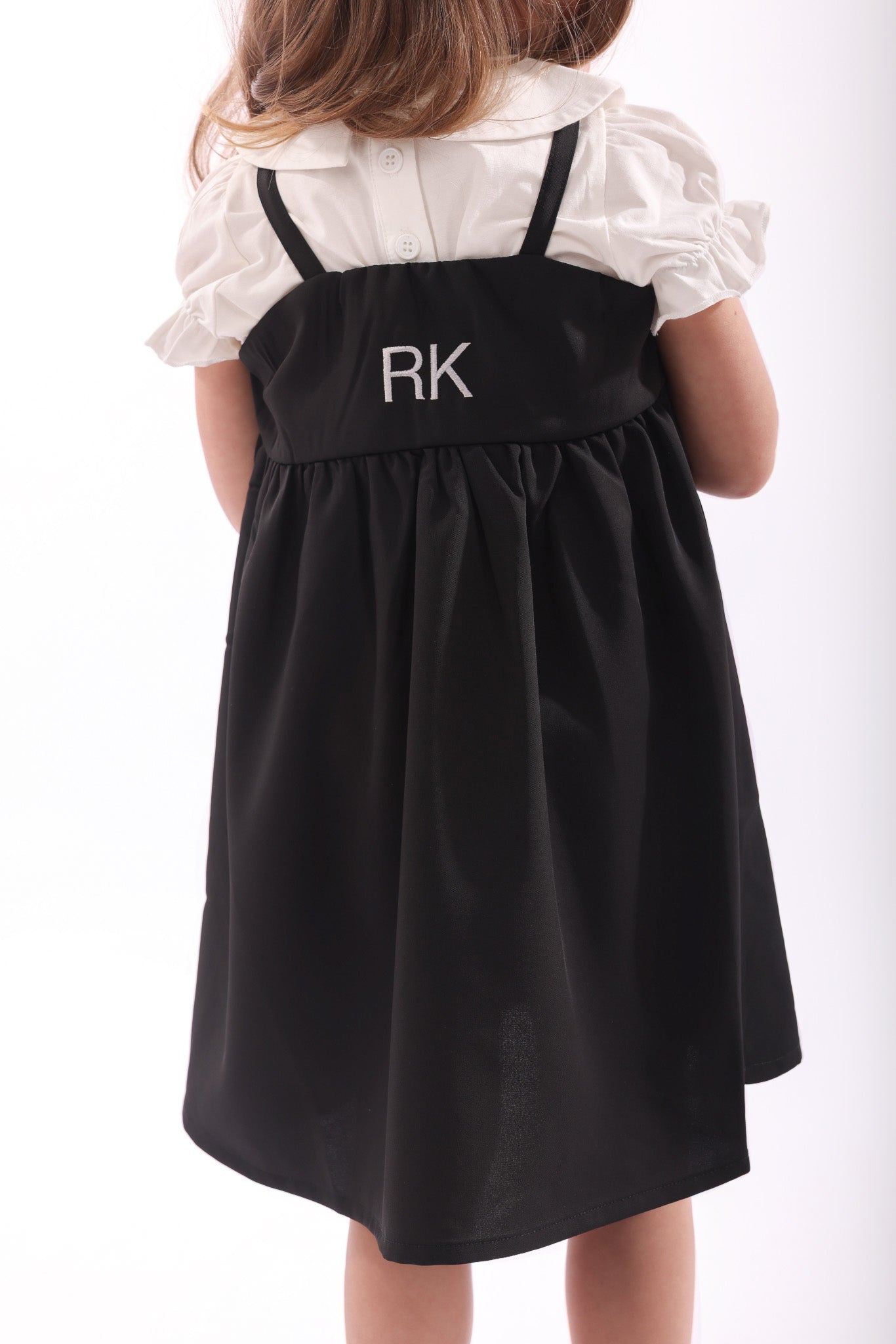Ida Embroidered Short Sleeve Collar Dress Tee