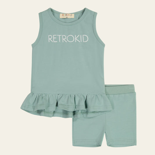 Ruffle Tank + Shorts Set